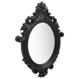 LUSTRO ŚCIENNE W OZDOBNEJ RAMIE 56X76CM CZARNE