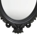 LUSTRO ŚCIENNE W OZDOBNEJ RAMIE 56X76CM CZARNE