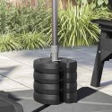 OBCIĄŻNIKI DO ALTANY 4 SZT. CZARNE 220X50 MM BETON