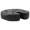 OBCIĄŻNIKI DO ALTANY 4 SZT. CZARNE 220X50 MM BETON