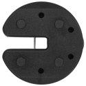 OBCIĄŻNIKI DO ALTANY 4 SZT. CZARNE 220X50 MM BETON