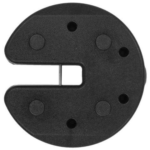 OBCIĄŻNIKI DO ALTANY 4 SZT. CZARNE 220X50 MM BETON