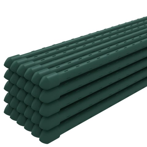 PODPÓRKI DO ROŚLIN 30 SZT. ZIELONE 150CM STALOWE