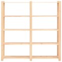 REGAŁ Z 5 PÓŁKAMI 170X38X170CM LITA SOSNA 500 KG