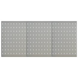 ŚCIENNE PŁYTY PERFOROWANE 3 SZT. 40X58CM STAL
