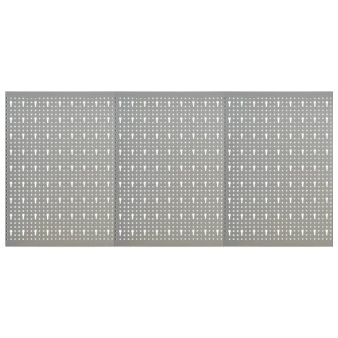 ŚCIENNE PŁYTY PERFOROWANE 3 SZT. 40X58CM STAL