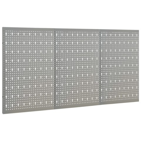 ŚCIENNE PŁYTY PERFOROWANE 3 SZT. 40X58CM STAL