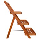 STOJAK NA ROŚLINY 3-POZIOMY 50X63X80CM LITE DREWNO AKACJOWE