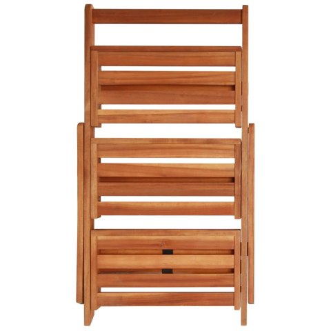 STOJAK NA ROŚLINY 3-POZIOMY 50X63X80CM LITE DREWNO AKACJOWE