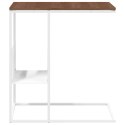 STOLIK BOCZNY BIAŁY 55X36X59,5CM MATERIAŁ DREWNOPOCHODNY