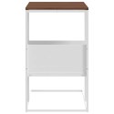STOLIK BOCZNY BIAŁY 55X36X59,5CM MATERIAŁ DREWNOPOCHODNY