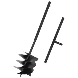 ŚWIDER DO ZIEMI Z UCHWYTEM 250 MM STALOWY CZARNY