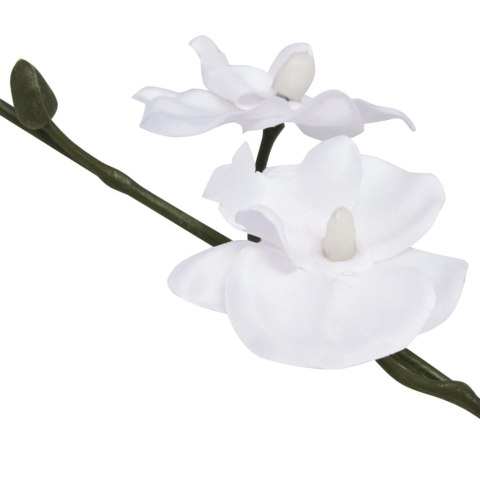 SZTUCZNA ORCHIDEA Z DONICZKĄ 30CM KOLOR BIAŁY