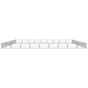 KOJEC DLA PSA 40 PANELE CZARNY 100X50CM STAL