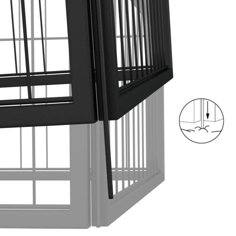 KOJEC DLA PSA 40 PANELE CZARNY 100X50CM STAL