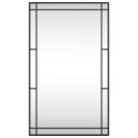 LUSTRO ŚCIENNE CZARNE 60X100CM PROSTOKĄTNE ŻELAZO