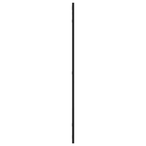 LUSTRO ŚCIENNE CZARNE 60X100CM PROSTOKĄTNE ŻELAZO