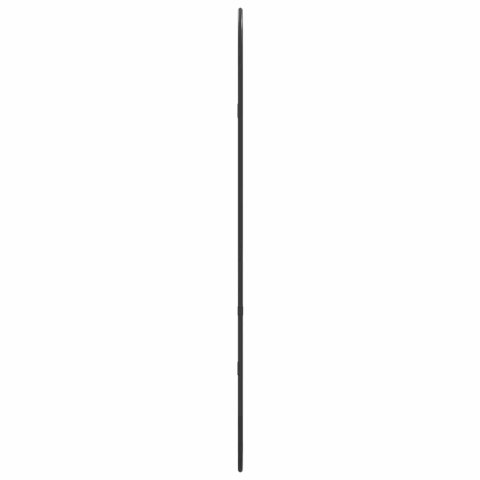 LUSTRO ŚCIENNE CZARNE 80X35CM OWALNE