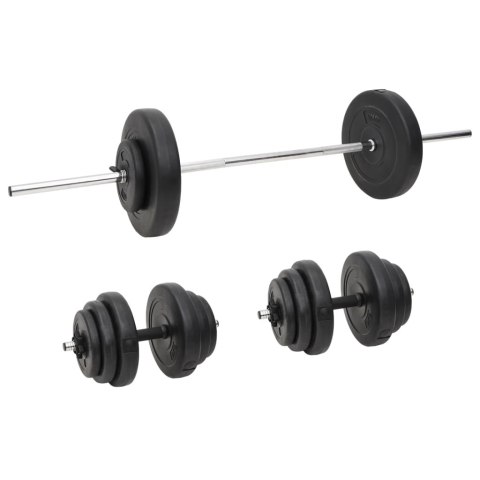 SZTANGA I HANTLE Z OBCIĄŻNIKAMI 60 KG