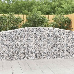 KOSZE GABIONOWE 9 SZT 400X50X100/120CM GALWANIZOWANE ŻELAZO