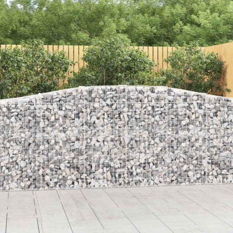 KOSZE GABIONOWE 9 SZT 400X50X100/120CM GALWANIZOWANE ŻELAZO