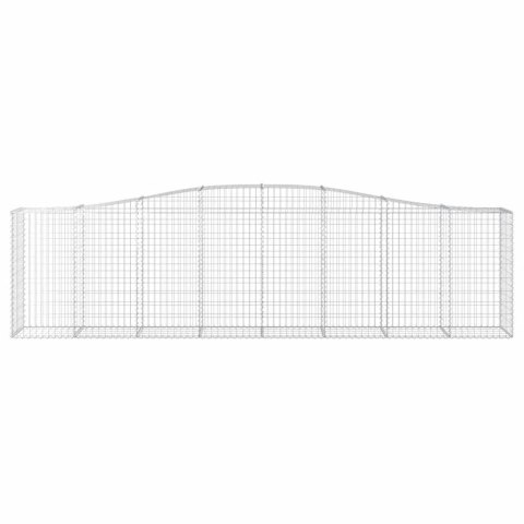 KOSZE GABIONOWE 9 SZT 400X50X100/120CM GALWANIZOWANE ŻELAZO