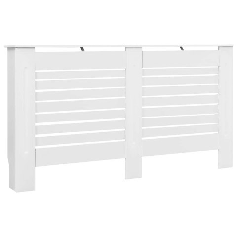 OSŁONY NA KALORYFER GRZEJNIK 2 SZT. BIAŁE 152X19X81,5CM MDF