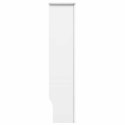 OSŁONY NA KALORYFER GRZEJNIK 2 SZT. BIAŁE 152X19X81,5CM MDF