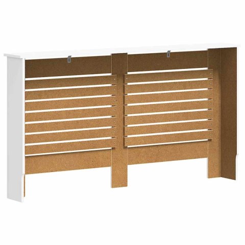 OSŁONY NA KALORYFER GRZEJNIK 2 SZT. BIAŁE 152X19X81,5CM MDF