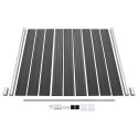 ZESTAW OGRODZENIOWY Z WPC 1391X186CM CZARNY