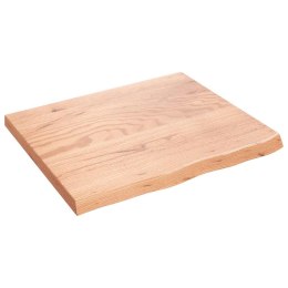 BLAT DO ŁAZIENKI JASNOBRĄZOWY 60X50X(2-4)CM LITE DREWNO