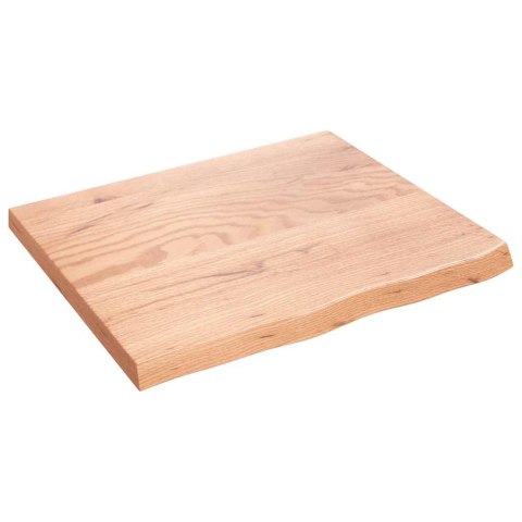 BLAT DO ŁAZIENKI JASNOBRĄZOWY 60X50X(2-4)CM LITE DREWNO