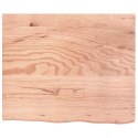 BLAT DO ŁAZIENKI JASNOBRĄZOWY 60X50X(2-4)CM LITE DREWNO