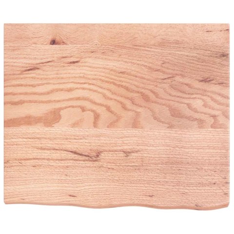 BLAT DO ŁAZIENKI JASNOBRĄZOWY 60X50X(2-4)CM LITE DREWNO