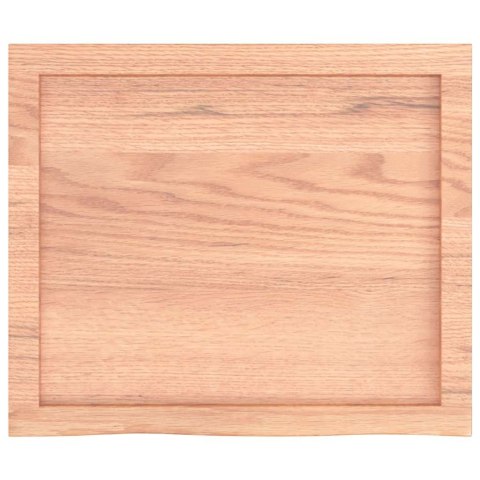 BLAT DO ŁAZIENKI JASNOBRĄZOWY 60X50X(2-4)CM LITE DREWNO