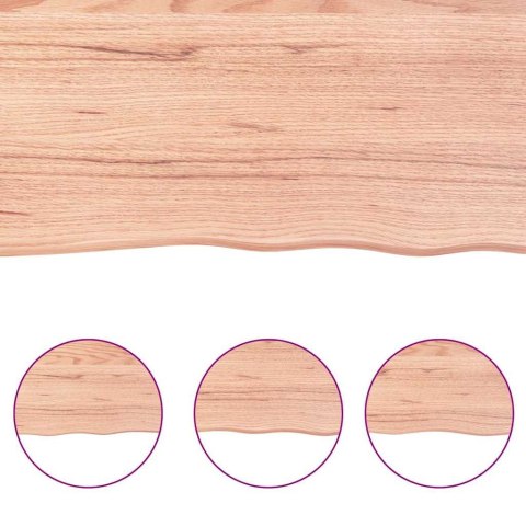BLAT DO ŁAZIENKI JASNOBRĄZOWY 60X50X(2-4)CM LITE DREWNO