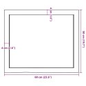 BLAT DO ŁAZIENKI JASNOBRĄZOWY 60X50X(2-4)CM LITE DREWNO