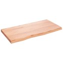 BLAT DO ŁAZIENKI JASNOBRĄZOWY 80X40X(2-4)CM LITE DREWNO