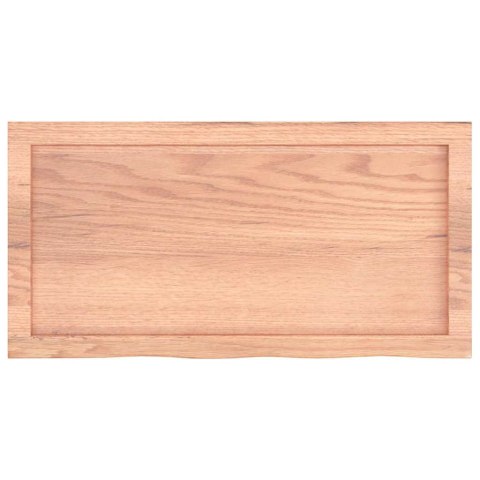 BLAT DO ŁAZIENKI JASNOBRĄZOWY 80X40X(2-4)CM LITE DREWNO