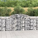 KOSZE GABIONOWE 17 SZT 300X50X100/120CM GALWANIZOWANE ŻELAZO