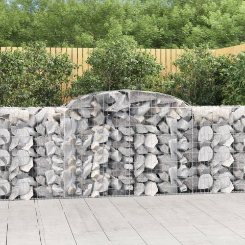 KOSZE GABIONOWE 17 SZT 300X50X100/120CM GALWANIZOWANE ŻELAZO
