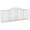 KOSZE GABIONOWE 17 SZT 300X50X100/120CM GALWANIZOWANE ŻELAZO
