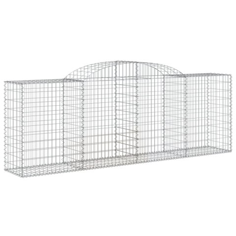 KOSZE GABIONOWE 17 SZT 300X50X100/120CM GALWANIZOWANE ŻELAZO