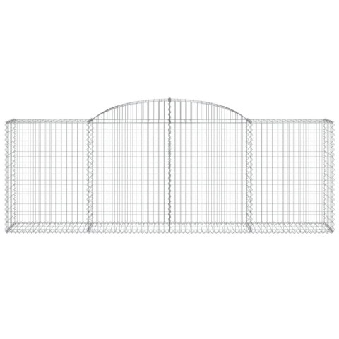 KOSZE GABIONOWE 17 SZT 300X50X100/120CM GALWANIZOWANE ŻELAZO