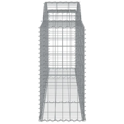 KOSZE GABIONOWE 17 SZT 300X50X100/120CM GALWANIZOWANE ŻELAZO