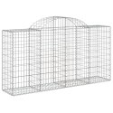 KOSZE GABIONOWE 20 SZT 200X50X100/120CM GALWANIZOWANE ŻELAZO