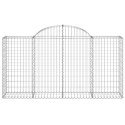 KOSZE GABIONOWE 20 SZT 200X50X100/120CM GALWANIZOWANE ŻELAZO