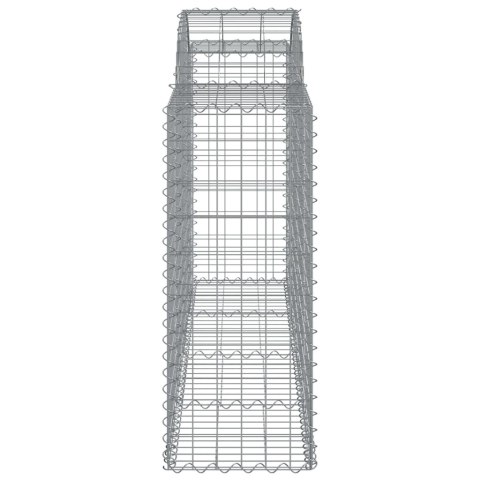 KOSZE GABIONOWE 20 SZT 200X50X100/120CM GALWANIZOWANE ŻELAZO