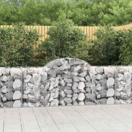 KOSZE GABIONOWE 20 SZT 200X50X80/100CM GALWANIZOWANE ŻELAZO