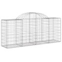 KOSZE GABIONOWE 20 SZT 200X50X80/100CM GALWANIZOWANE ŻELAZO